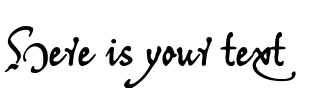 Your preview of Tychos Recipe font