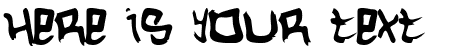 Your preview of Hardcore font