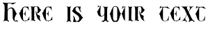 Your preview of Easy Lombardic Two font