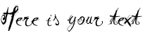 Your preview of Vtks Relaxing Blaze font
