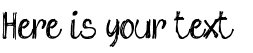Your preview of Sketch me font