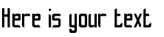 Your preview of Hint Retro font