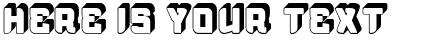 Your preview of VTKS Morning Rain 3D font