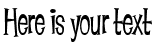 Your preview of Lounge Bait font