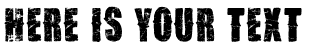 Your preview of VTKS Desgaste font