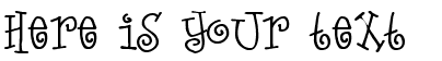 Your preview of LoveLetters font