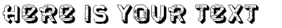 Your preview of VTKS Urban Time 3D font
