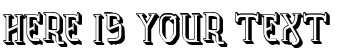 Your preview of VTKS Solution 3D font