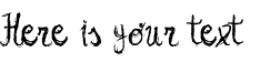 Your preview of Vtks Garota Bonita font