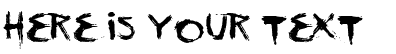 Your preview of Vtks Scream font