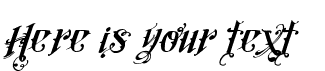 Your preview of Vtks Lovers Italic font