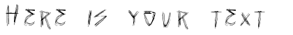 Your preview of Vtks Seven font