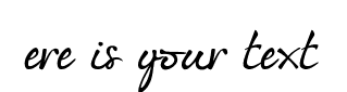 Your preview of I'm fashionista! font