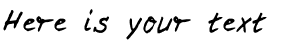 Your preview of Rennerfont font