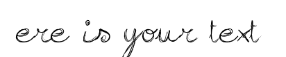 Your preview of Sign Handwriting font
