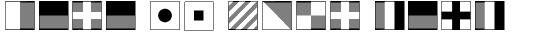 Your preview of Maritime Flags font