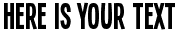 Your preview of Single Sleeve font
