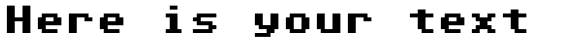 Your preview of Commodore 64 Pixelized font