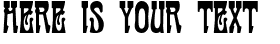 Your preview of Cabaret font