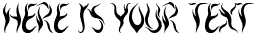 Your preview of Royal Inferno font