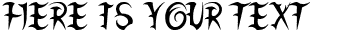 Your preview of League of Ages font