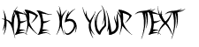 Your preview of Sword Thrasher font
