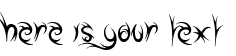 Your preview of Highway to Hell font