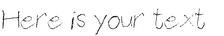 Your preview of Thin Pencil Handwriting font