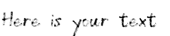 Your preview of Grunge Handwriting font