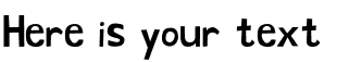 Your preview of Hand Drawn Shapes font