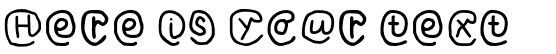Your preview of At Sign font