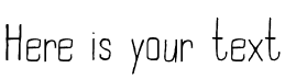 Your preview of Northampton font