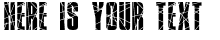 Your preview of Broken Glass font