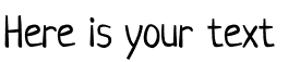Your preview of Neucha font