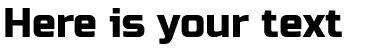 Your preview of Russo One font