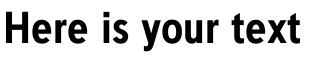 Your preview of Deansgate font