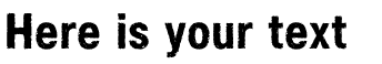 Your preview of Penny Lane font