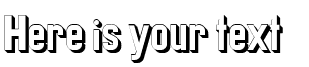 Your preview of Preussische VI 9 Schatten font