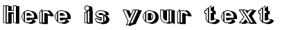 Your preview of Centre Claws Beam font