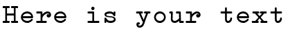 Your preview of Erika Type font