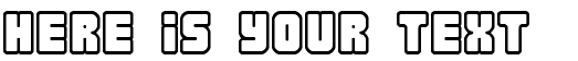 Your preview of NonStop font
