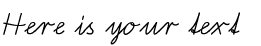 Your preview of Bienchen SAS font