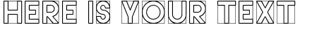 Your preview of Cut Me Out font