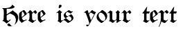 Your preview of Renata CAT font