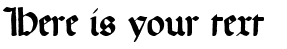 Your preview of Gotische Missalschrift font