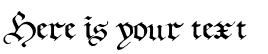 Your preview of Kanzleyrath font