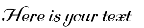 Your preview of Rundkursiv font