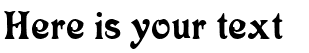 Your preview of Victoria CAT font