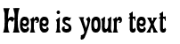 Your preview of Fette Mikado font