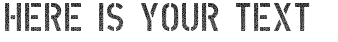 Your preview of DIN Schablonierschrift Cracked font